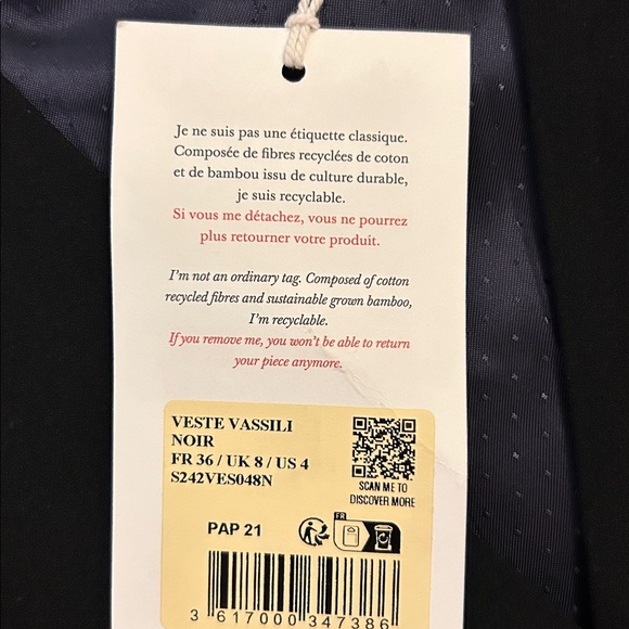 Sezane Vassili vest - Picture 4 of 7